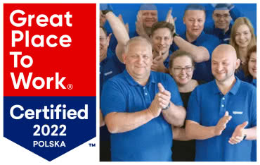 Uponor z certyfikatem Great Place to Work